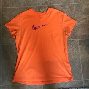 A bright orange Nike girls XL tee!